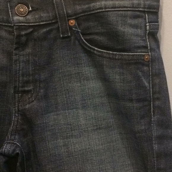 7‎ For All Mankind Boot Cut Dark Wash Jeans - Picture 4 of 6